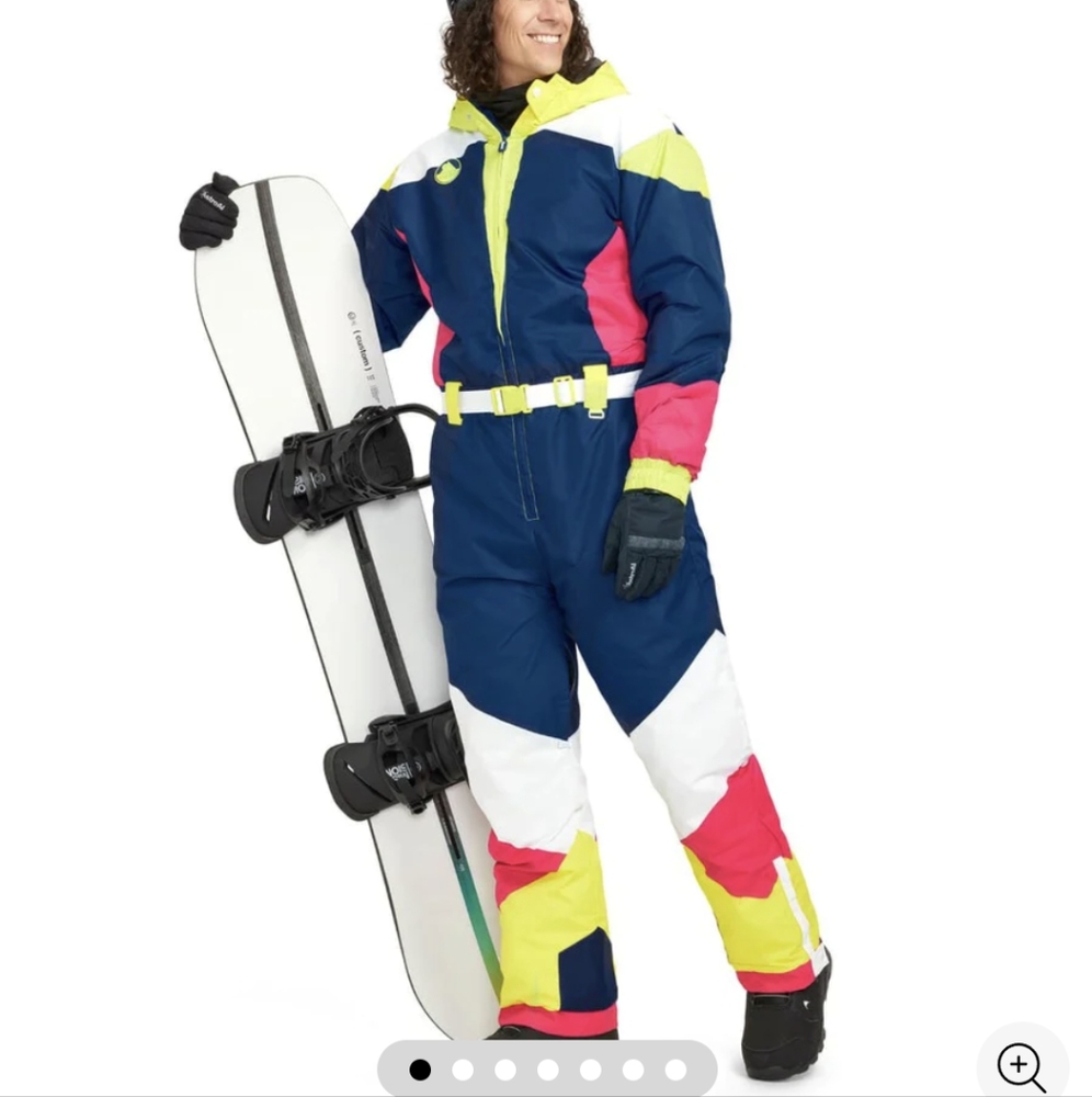 NWT Tipsy Elves Men's Neon Knockout Snow Suit